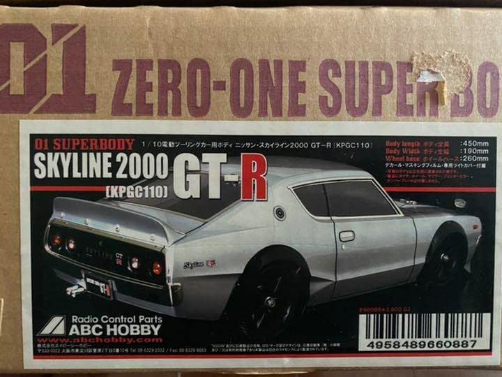 希少　ABCホビー　ラジコンボディ　ケンメリGT-R ABCホビー ラジコンボディ ケンメリGT-R